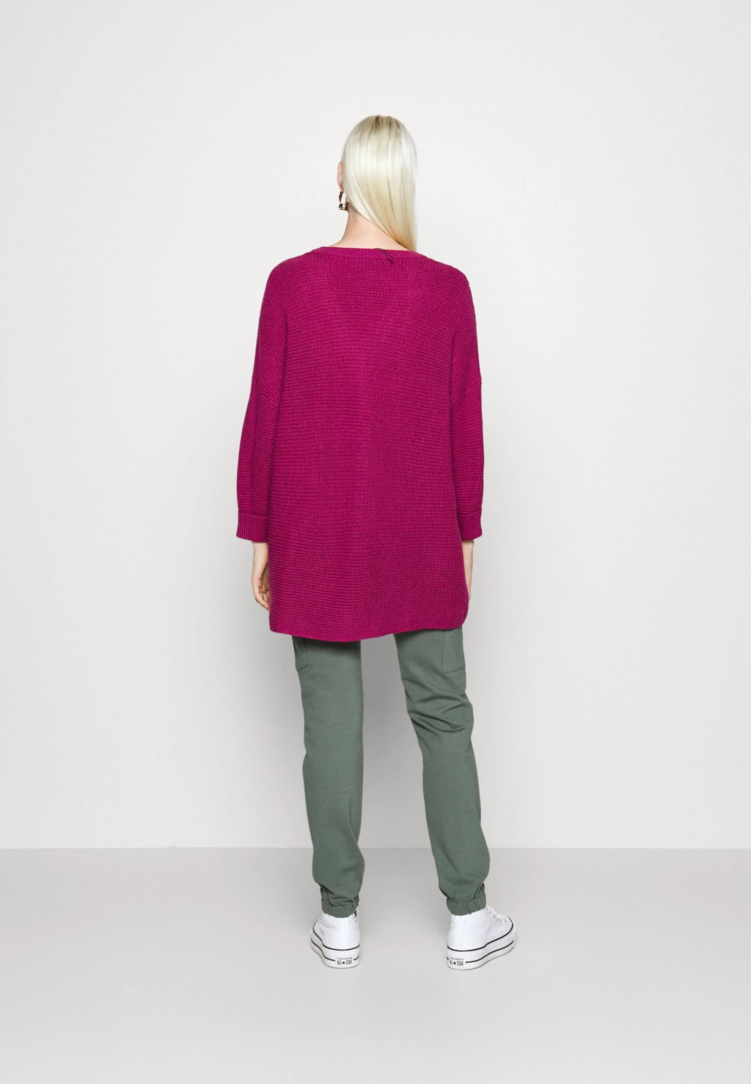 Vero Moda Tall Vmleanna V Neck Long - Pullover - Boysenberry 5 Vero Moda Tall Vmleanna V Neck Long - Pullover - Boysenberry – Image 3