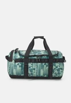 The North Face Base Camp Duffel M Unisex - Sac De Voyage - Misty Sage Irregular Geometry/Black