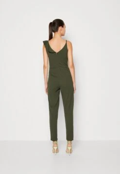 Wal G Imaani Frill Sleeve - Combinaison - Khaki -Magasin Général De Mode 87dd71958ddb4161936970e3e212e558