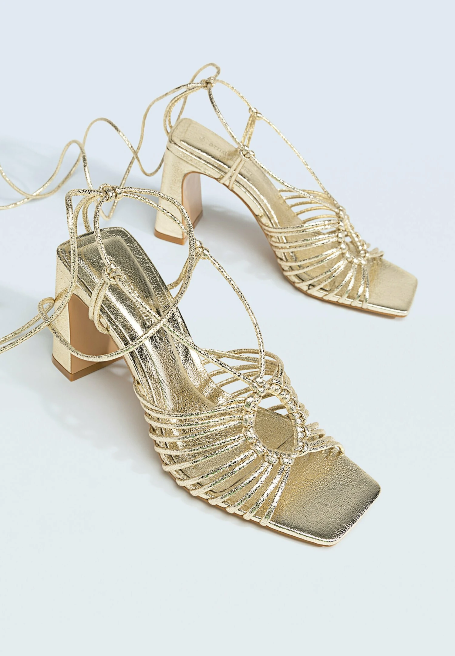 Stradivarius Knotted - Chaussures De Mariée - Gold Coloured 8 Stradivarius Knotted - Chaussures De Mariée - Gold Coloured – Image 6