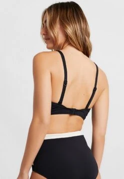 Seafolly Dd Big Cup Popblock Wrap Front Bralette - Haut De Bikini - Black -Magasin Général De Mode 8ada6643552b4a958421363763d90006