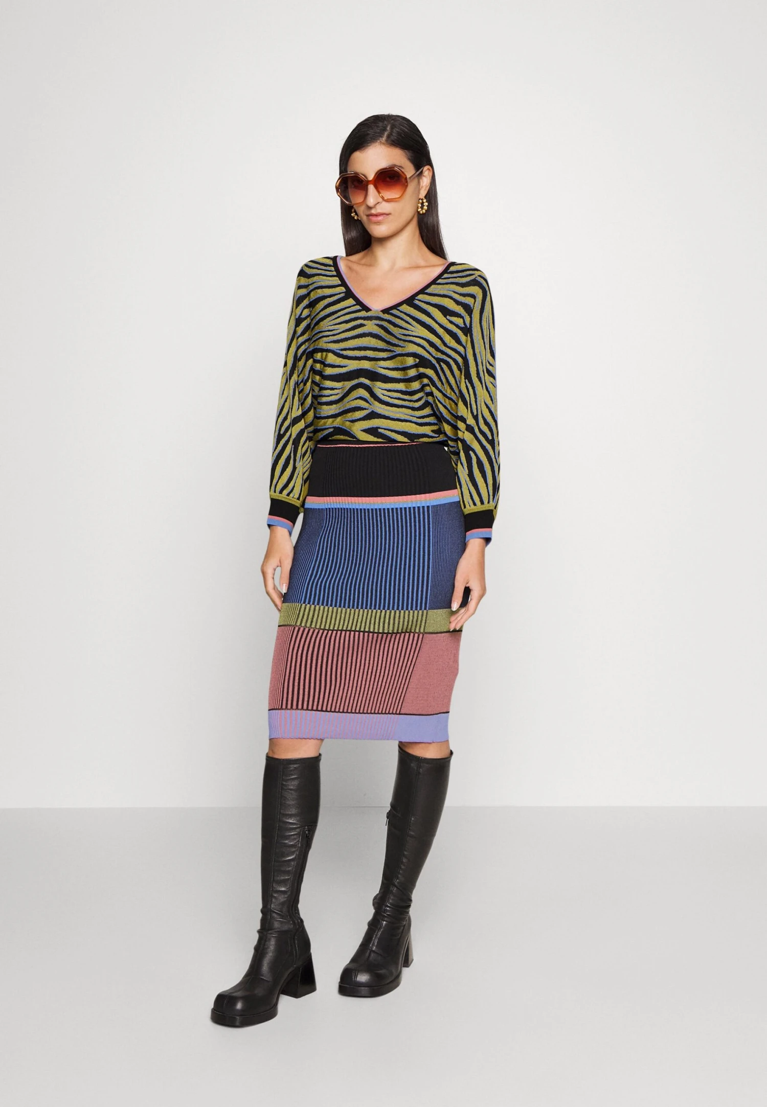 DIANE VON FURSTENBERG Pullover - Khaki 4 DIANE VON FURSTENBERG Pullover - Khaki – Image 2