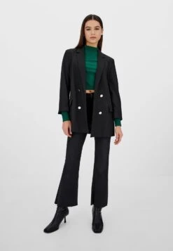 Stradivarius Blazer - Black -Magasin Général De Mode 8c460626254f4728b6f8fdad04cd15b6