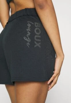 Luxe Raw Edge Short - Bas De Pyjama - Black -Magasin Général De Mode 8dcf27d43b5e4e509262e039bf0b6cfe