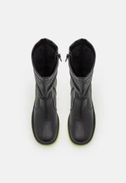 Steve Madden Georginia - Bottines À Plateau - Black/Lime -Magasin Général De Mode 8df621ac694e48e5957d0d5fbfb02f05