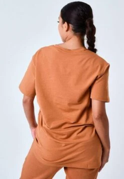 T-Shirt Imprimé - Camel -Magasin Général De Mode 9357285722434b92933c405756c51f25