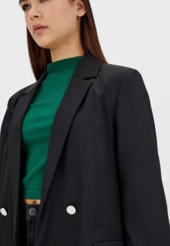 Stradivarius Blazer - Black -Magasin Général De Mode 939406fd5c2f48a49e43d1eea96b01fa