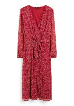 Robe De Jour - Red Cremewhite -Magasin Général De Mode 939f20759716474c9fd39e8eb5a00c3d