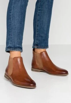Anna Field Leather - Boots À Talons - Cognac