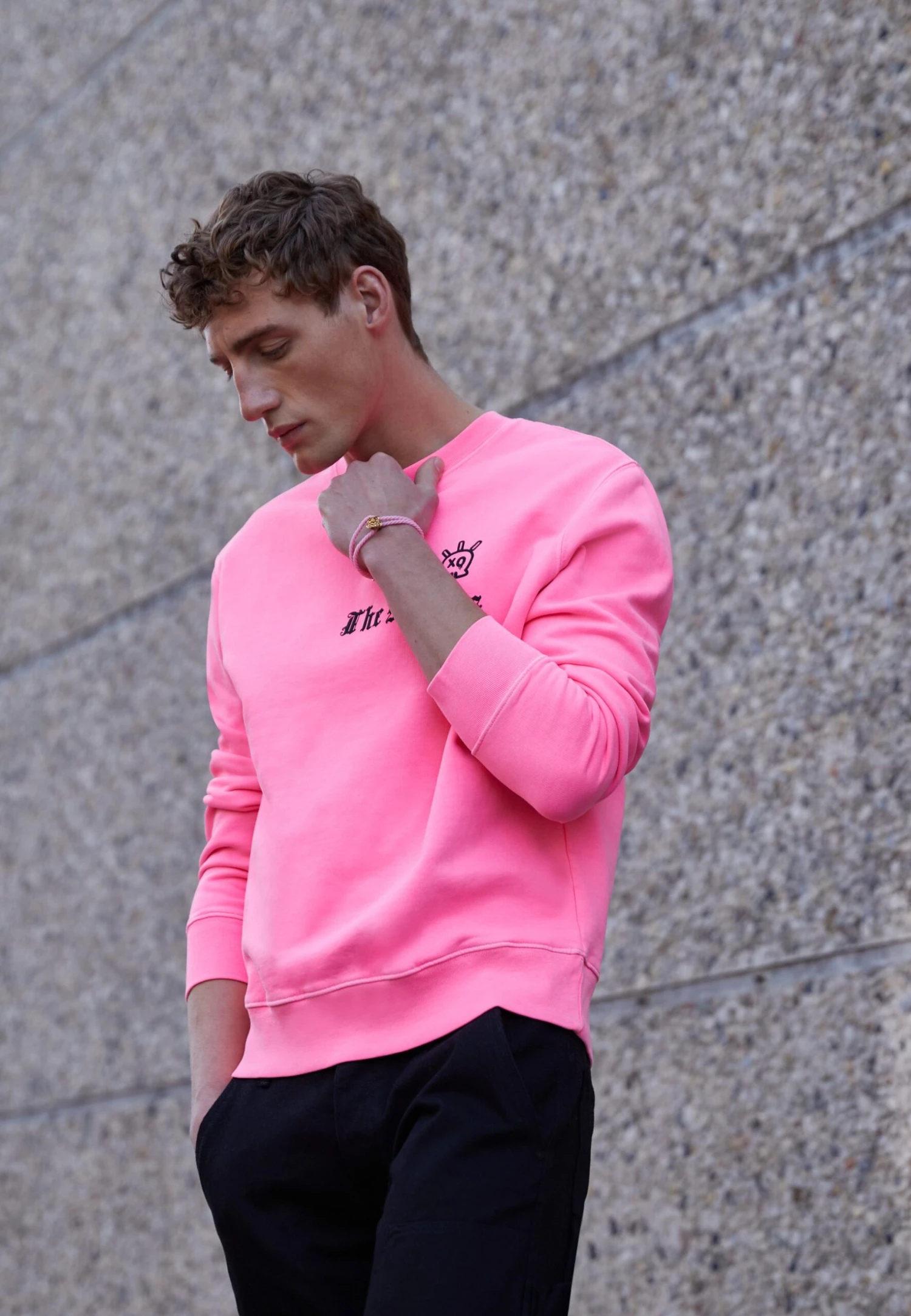 Versace Unisex - Bracelet - Pink/Gold-Coloured 3 Versace Unisex - Bracelet - Pink/Gold-Coloured