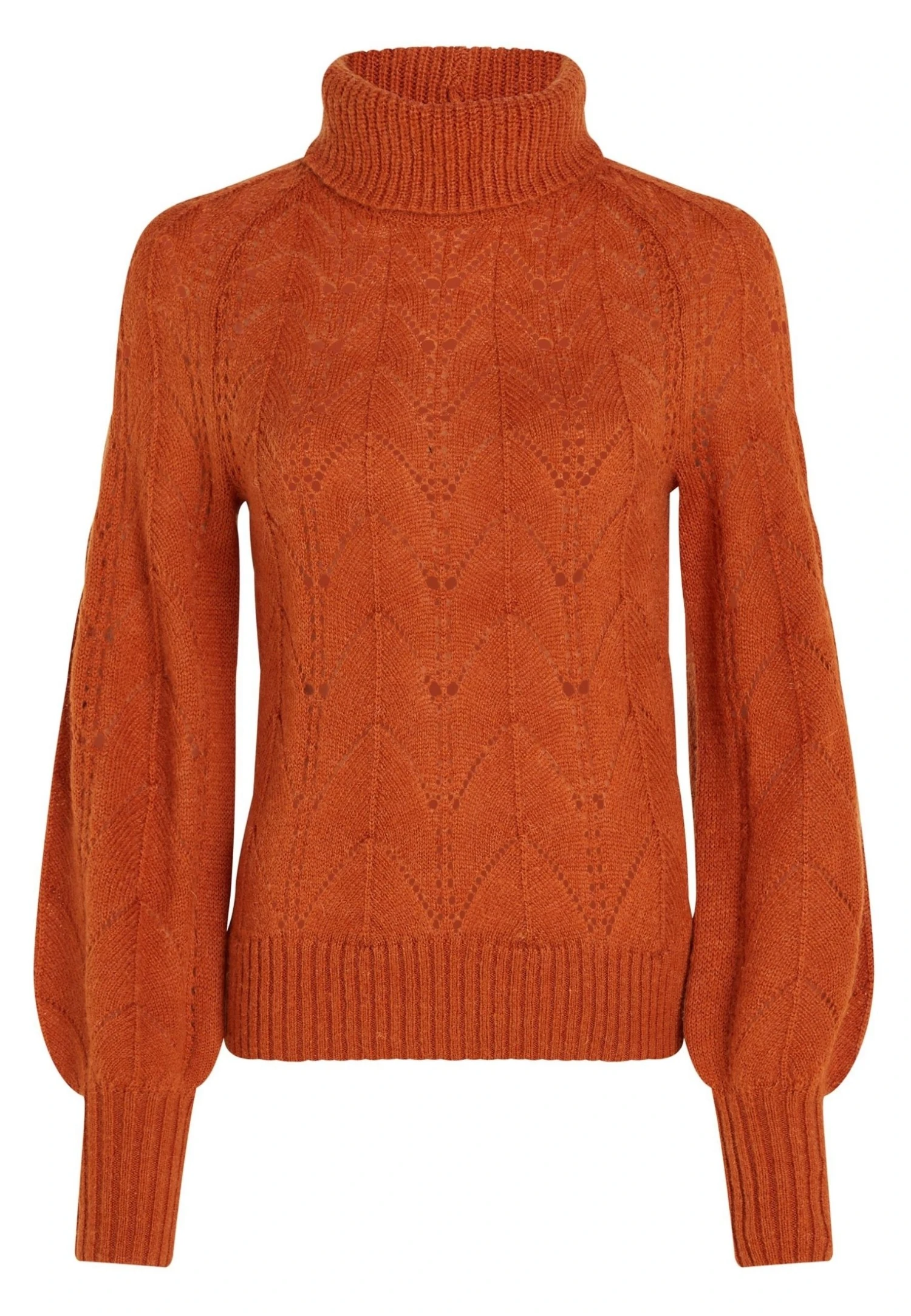 King Louie Jeanie Rollneck Farfalle - Pullover - Caramel 6 King Louie Jeanie Rollneck Farfalle - Pullover - Caramel – Image 4