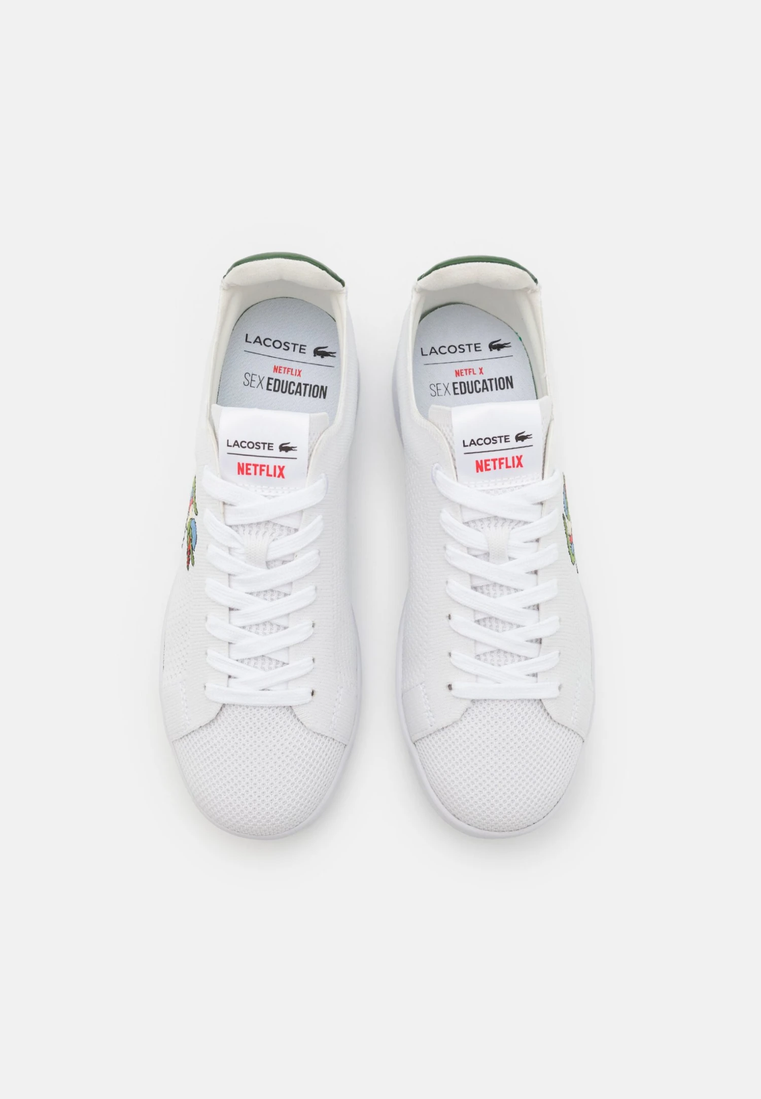 Lacoste X Netflix - Sneakers Court Femme - Baskets Basses - White/Green 8 Lacoste X Netflix - Sneakers Court Femme - Baskets Basses - White/Green – Image 6