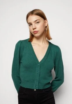 ONLY Onlleva Puff Cardigan - Gilet - Trekking Green -Magasin Général De Mode 97440a1826a74a0daf3a59103f739586