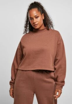 URBAN CLASSICS Oversized High Neck Crew - Sweatshirt - Bark -Magasin Général De Mode 99211f31b64a4c02a3dae6ee11e0ea5f