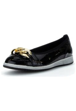 Gabor Ballerines - Schwarz Gold -Magasin Général De Mode 993ef69ef3674d06924b37d56ad135fe