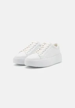 Calvin Klein Bubble Cupsole Lace Up - Baskets Basses - White/Crystal Gray -Magasin Général De Mode 99ebabf746834fee870970248999c5e3