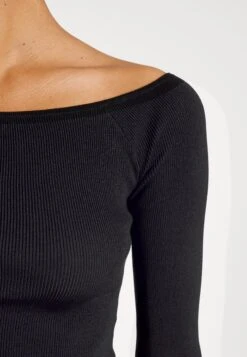 Offshoulder Basic - Pullover - Black -Magasin Général De Mode 9bf578e4a9094f08975b373dd42bb59d