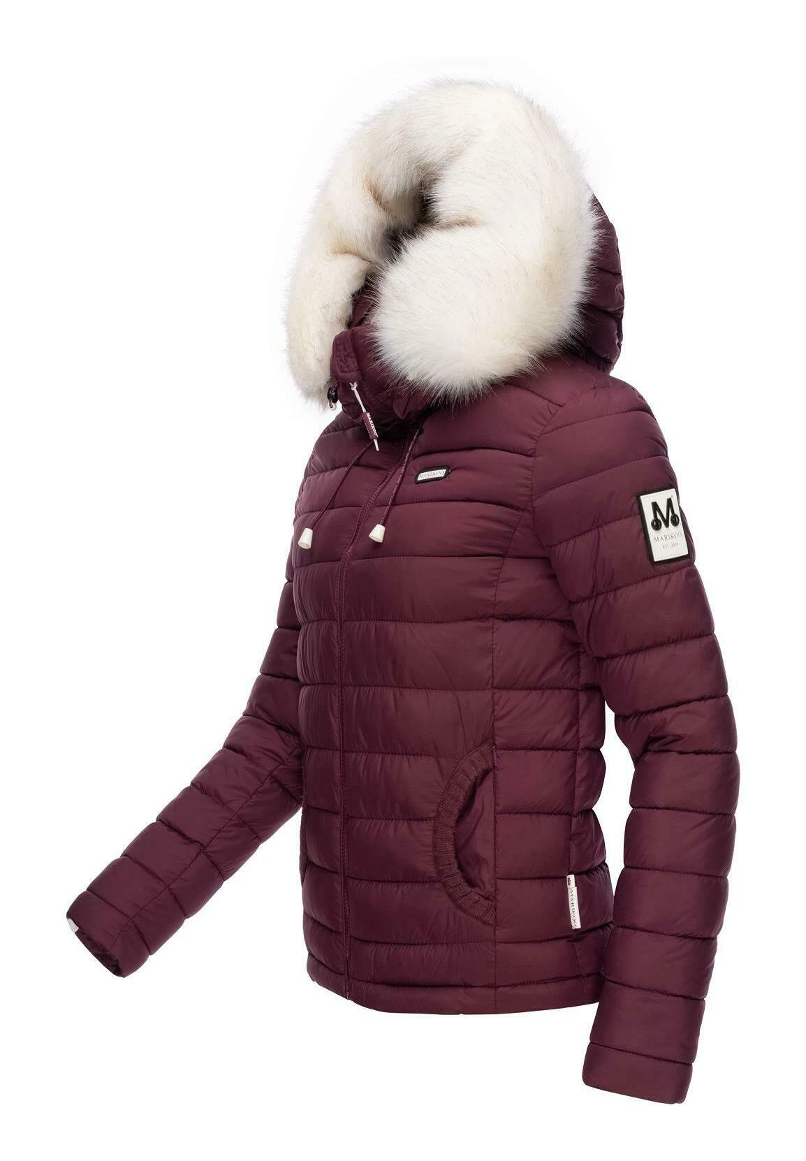 Marikoo Veste D'Hiver - Dark Red Melange 8 Marikoo Veste D'Hiver - Dark Red Melange – Image 6