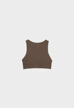 Stradivarius V-Neck - Débardeur - Brown -Magasin Général De Mode 9de07902b6384bafb47a625a8589ad84