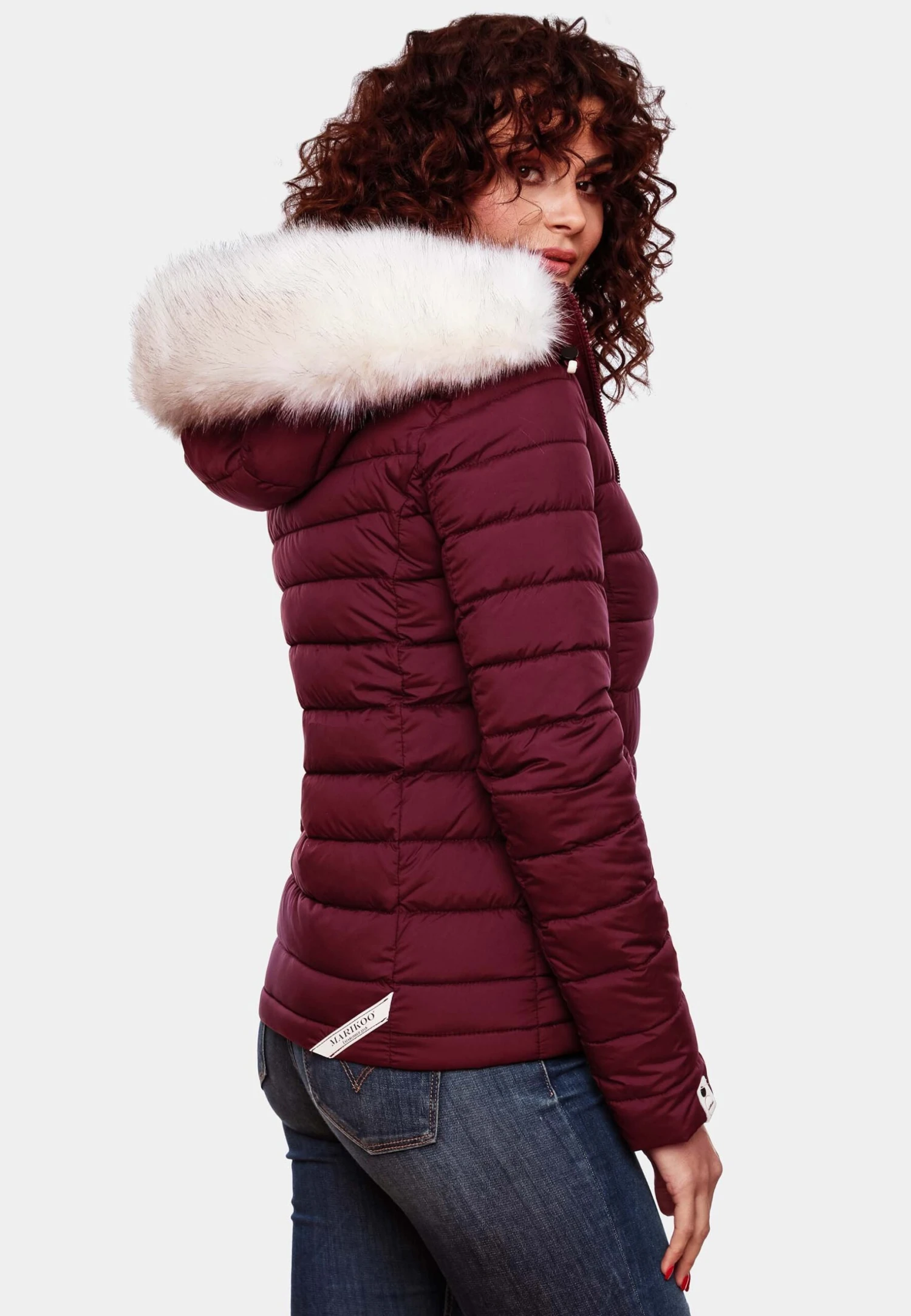 Marikoo Veste D'Hiver - Dark Red Melange 4 Marikoo Veste D'Hiver - Dark Red Melange – Image 2