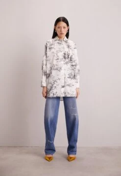 Philosophy Di Lorenzo Serafini Toile De Jouy - Chemisier - White/Black -Magasin Général De Mode a0ff271b81f14d65a8dd935665812367