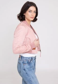 Slash - Blouson Bomber - Pink -Magasin Général De Mode a126a8687829428eb43a737bb3af8318