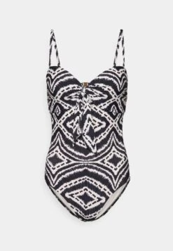 Seafolly Zanzibar Twist Tie Front One Piece - Maillot De Bain - Black -Magasin Général De Mode a23afa3a7ca84180ba3ee898a4d0f53f