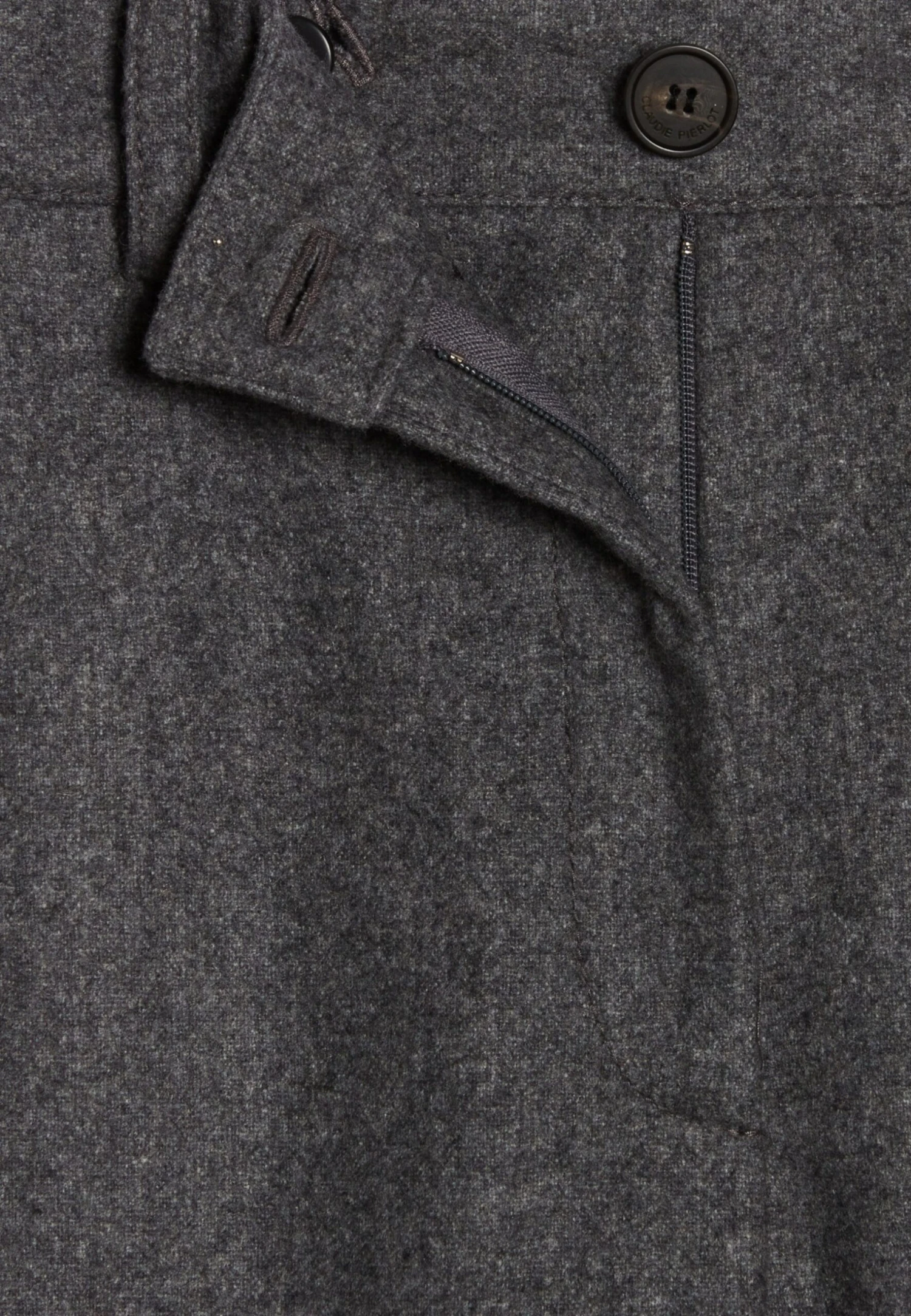 CLAUDIE PIERLOT Please - Pantalon Classique - Gris Chine 8 CLAUDIE PIERLOT Please - Pantalon Classique - Gris Chine – Image 6