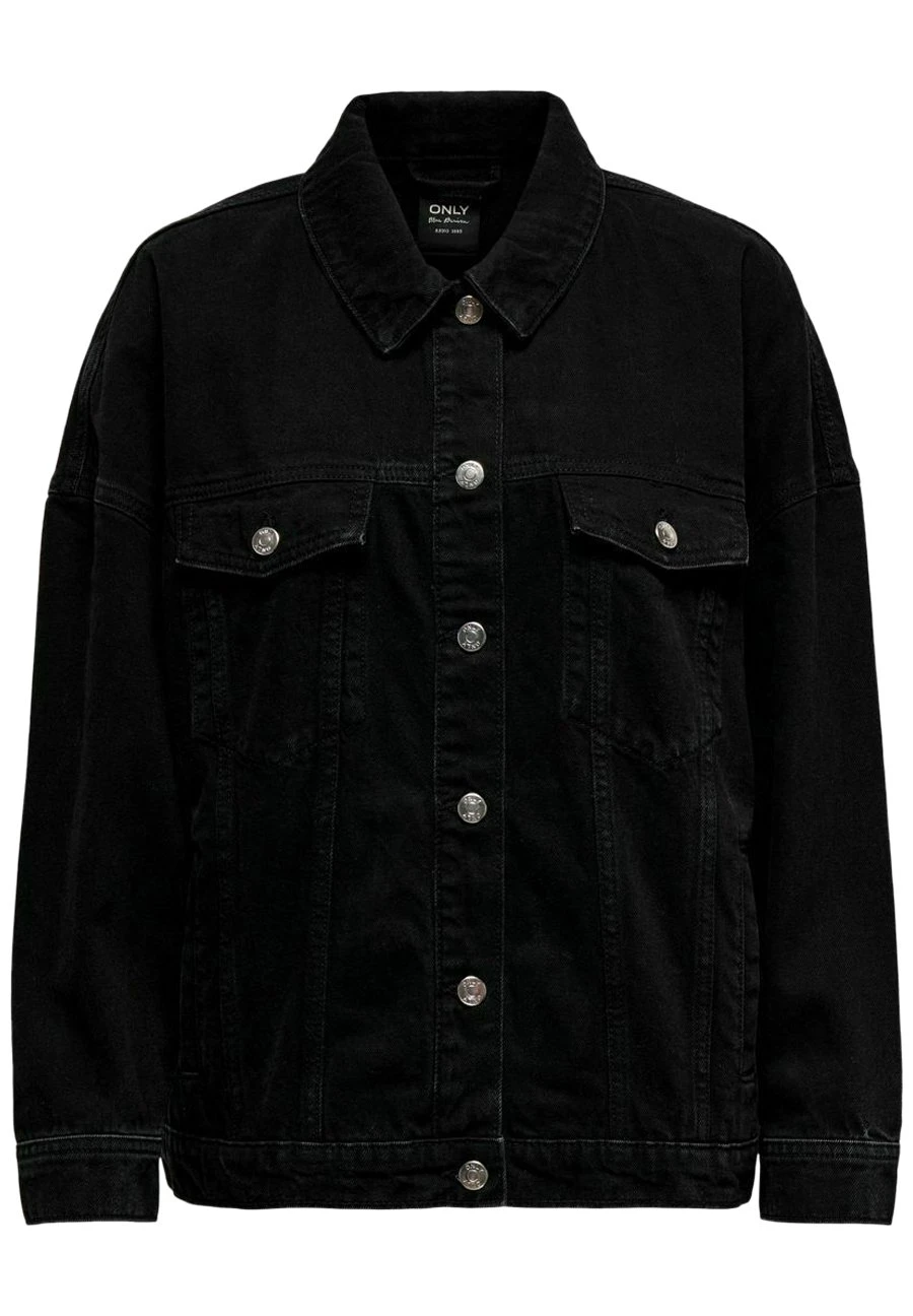 ONLY Oversize - Veste En Jean - Black Denim 7 ONLY Oversize - Veste En Jean - Black Denim – Image 5