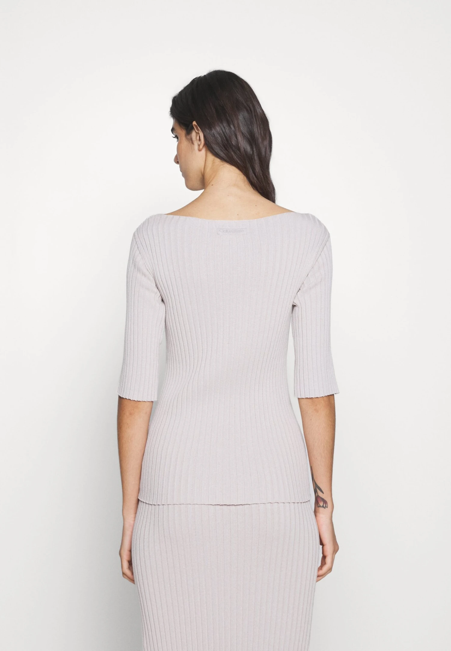 Calvin Klein Iconic 1/2 Sleeve - T-Shirt Imprimé - Silver Gray 5 Calvin Klein Iconic 1/2 Sleeve - T-Shirt Imprimé - Silver Gray – Image 3