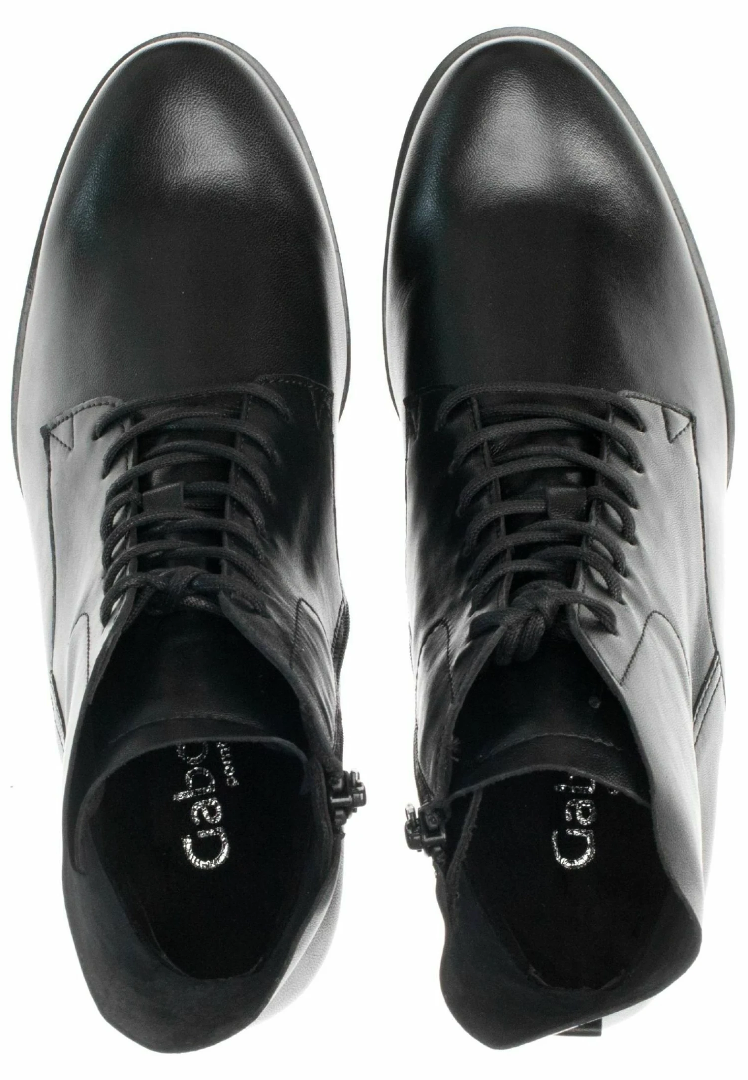 Gabor Bottines À Lacets - Schwarz Micro 5 Gabor Bottines À Lacets - Schwarz Micro – Image 3