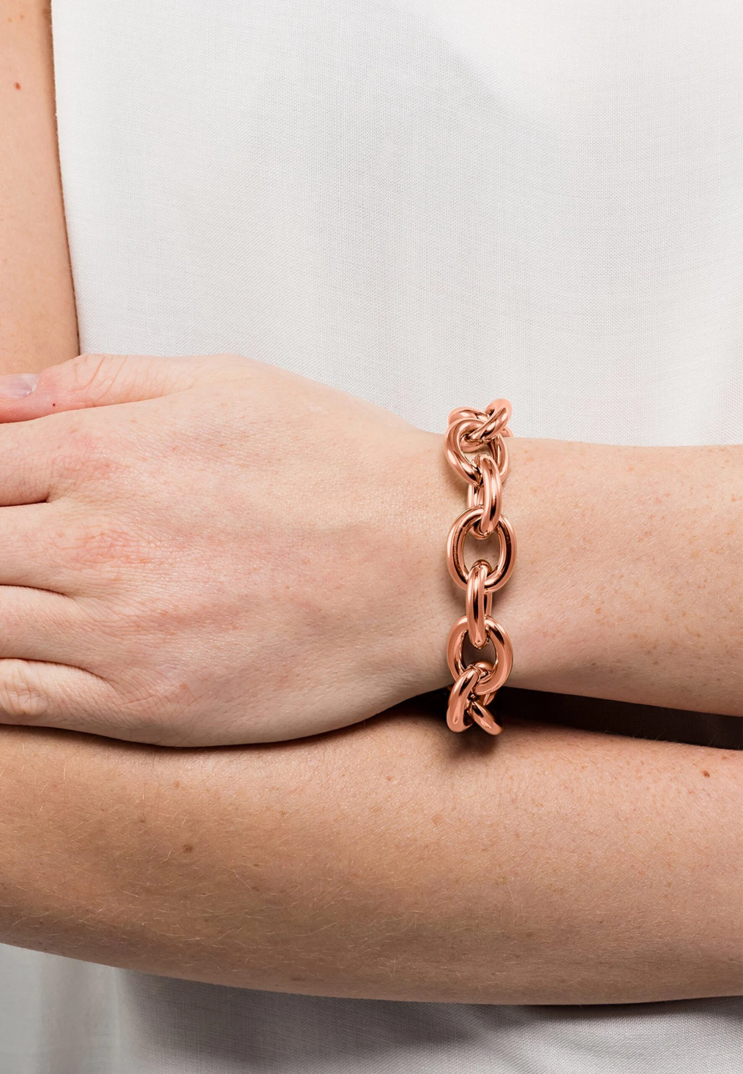 Emi Poliert - Bracelet - Rose Goldfarbend 3 Emi Poliert - Bracelet - Rose Goldfarbend
