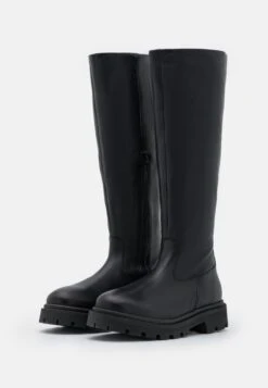 Selected Femme Emma - Bottes À Plateau - Black -Magasin Général De Mode adc2d4d9152d41ef94d86ee66f02ef3d