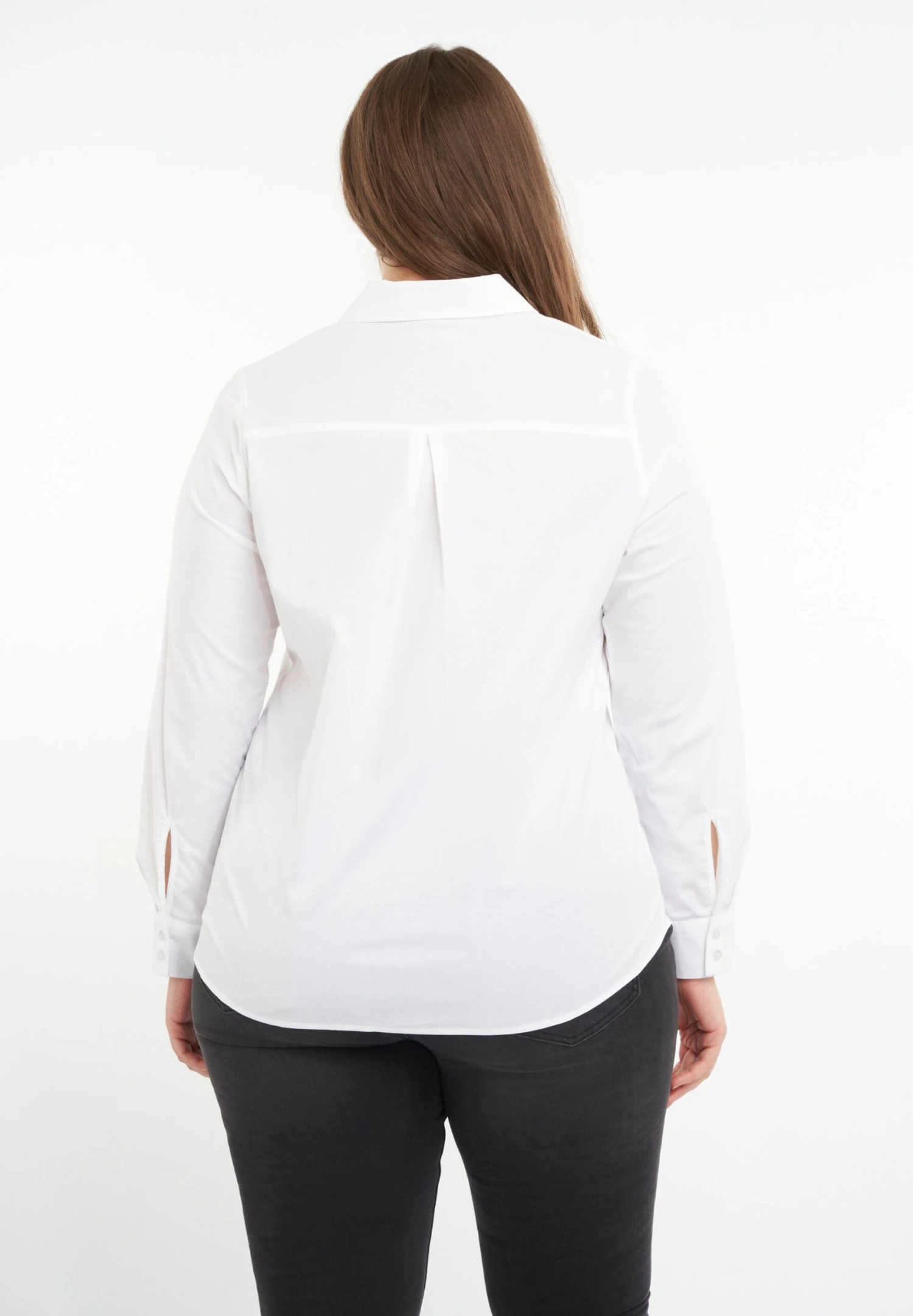 Poplin - Chemisier - White 5 Poplin - Chemisier - White – Image 3