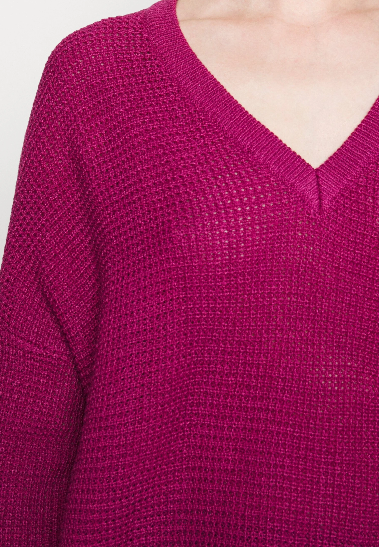 Vero Moda Tall Vmleanna V Neck Long - Pullover - Boysenberry 7 Vero Moda Tall Vmleanna V Neck Long - Pullover - Boysenberry – Image 5