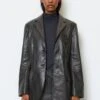 Marc O'Polo Veste En Cuir - Black -Magasin Général De Mode b2fb964d08144156a74211bdf693c897
