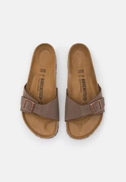 Birkenstock Madrid Bfbc Regular - Chaussons - Mocca -Magasin Général De Mode b37f50243e1b4076a2a173db75ec5e24