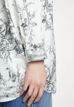 Philosophy Di Lorenzo Serafini Toile De Jouy - Chemisier - White/Black -Magasin Général De Mode b3dead9998e948e5b6351b75975b5261