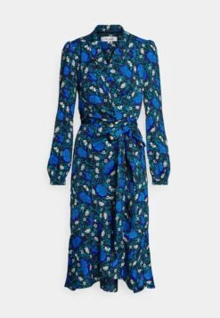 DIANE VON FURSTENBERG Carla Two Dress - Robe De Jour - Teal -Magasin Général De Mode b67aec94b87a4d9f9e7a8f20e92dbc84
