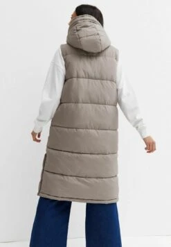 New Look Long Hooded - Veste Sans Manches - Mink -Magasin Général De Mode b6b7998c60694969842bd2bd29caaa07