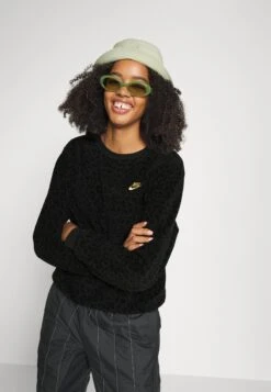 Nike Sportswear Crew - Sweat Polaire - Off Noir -Magasin Général De Mode b75364d5db414aab8b182b5043d08f5a