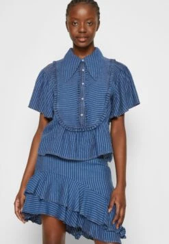 MUNTHE Curve - Minijupe - Indigo 14 MUNTHE Curve - Minijupe - Indigo -Magasin Général De Mode b7916f3bd0bc454caebe2f6f6756e476