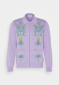 Obey Clothing Totem Zip Cardigan Unisex - Gilet - Purple -Magasin Général De Mode b9901c9795174793a8969892f1a03da3
