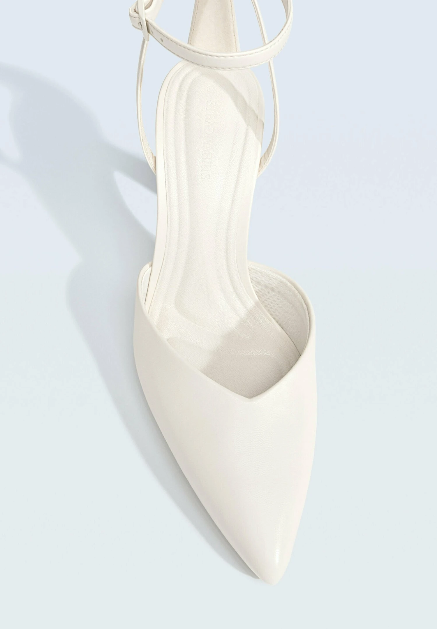 Stradivarius With Ankle Straps - Chaussures De Mariée - Off White 7 Stradivarius With Ankle Straps - Chaussures De Mariée - Off White – Image 5