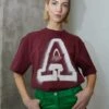 Adidas Originals Logo - T-Shirt Imprimé - Shadow Red -Magasin Général De Mode be3bb489711a42ca8f6690842fcae066