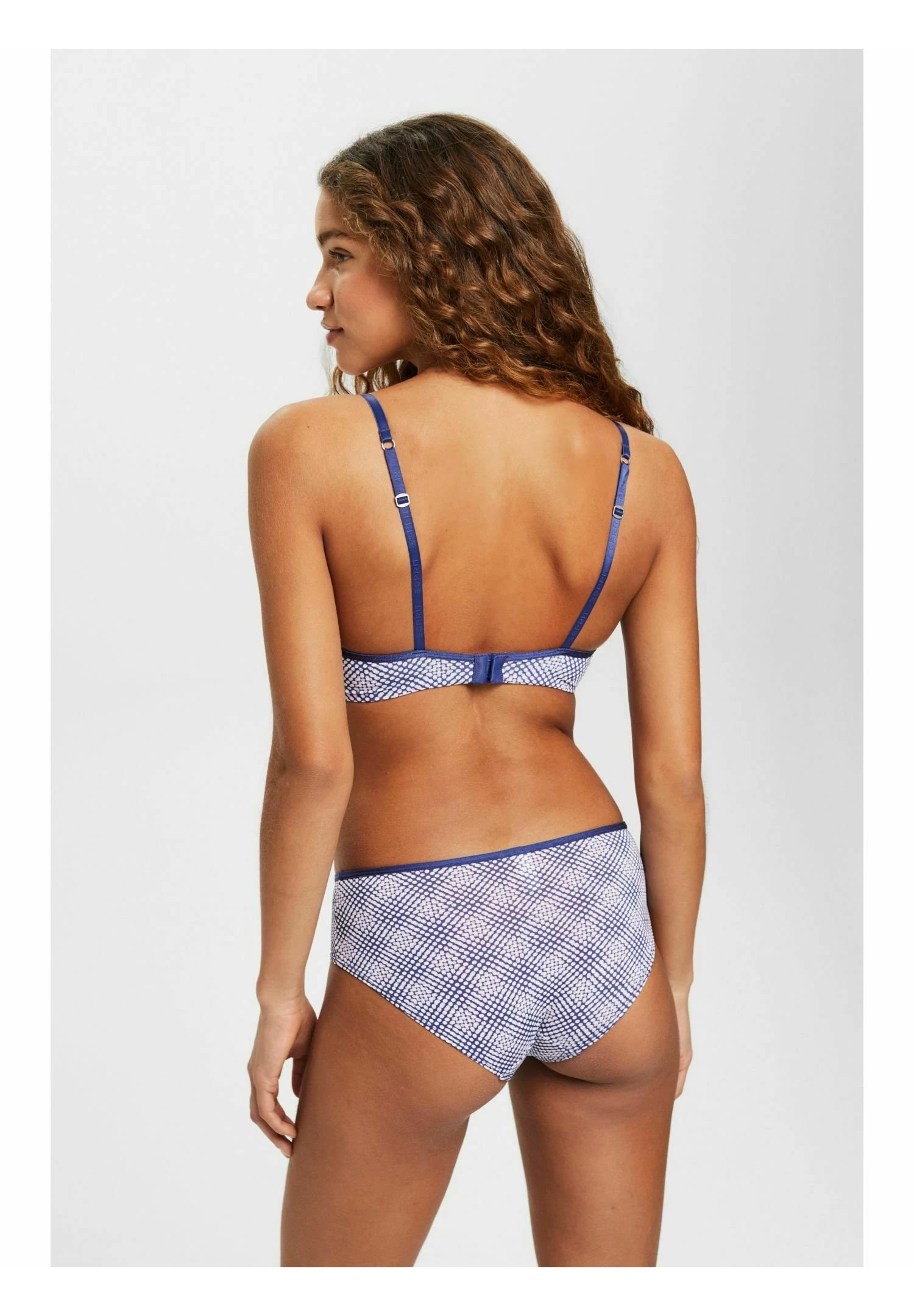 ESPRIT Minimal Print Par The Soft Fit Wireless Padded Aop - Soutien-Gorge Triangle - Dark Blue 5 ESPRIT Minimal Print Par The Soft Fit Wireless Padded Aop - Soutien-Gorge Triangle - Dark Blue – Image 3
