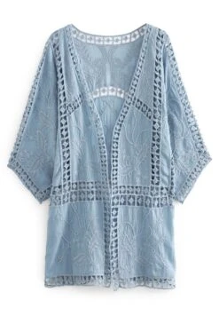 Next Longline Cover-Up - Gilet - Blue