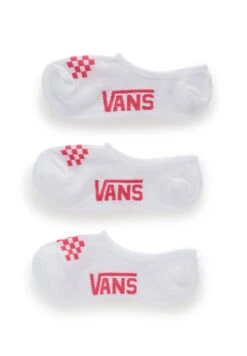 Vans Wm Classic Canoodle 6 5-10 3Pk - Chaussettes - White Wild/Orchid