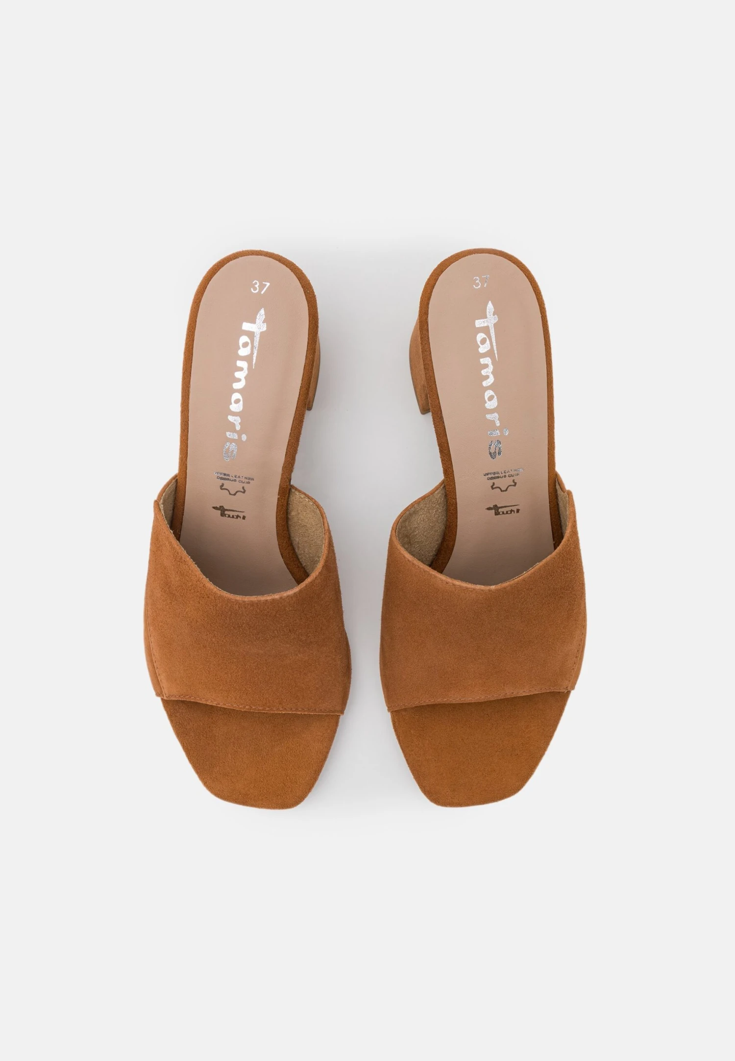 Tamaris Mules À Talons - Cognac 8 Tamaris Mules À Talons - Cognac – Image 6