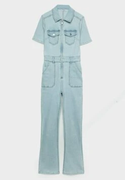 Stradivarius Combinaison - Light Blue Denim -Magasin Général De Mode c30d619c18e54bd1a554e2da24a086cf